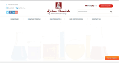 Desktop Screenshot of krishnachemical.net